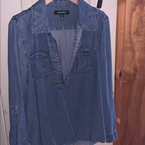 Ellen Tracy Jean Shirt Pullover